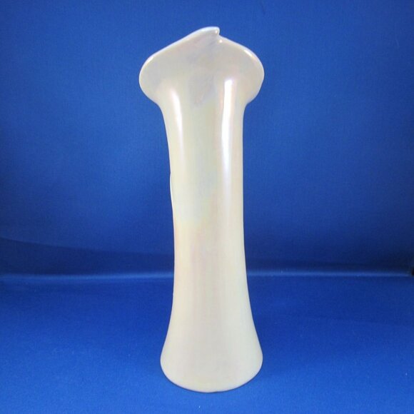 Vintage Lusterware Jack in the Pulpit "Calla Lily" Vase Signed F.T.D.A - Picture 4 of 11